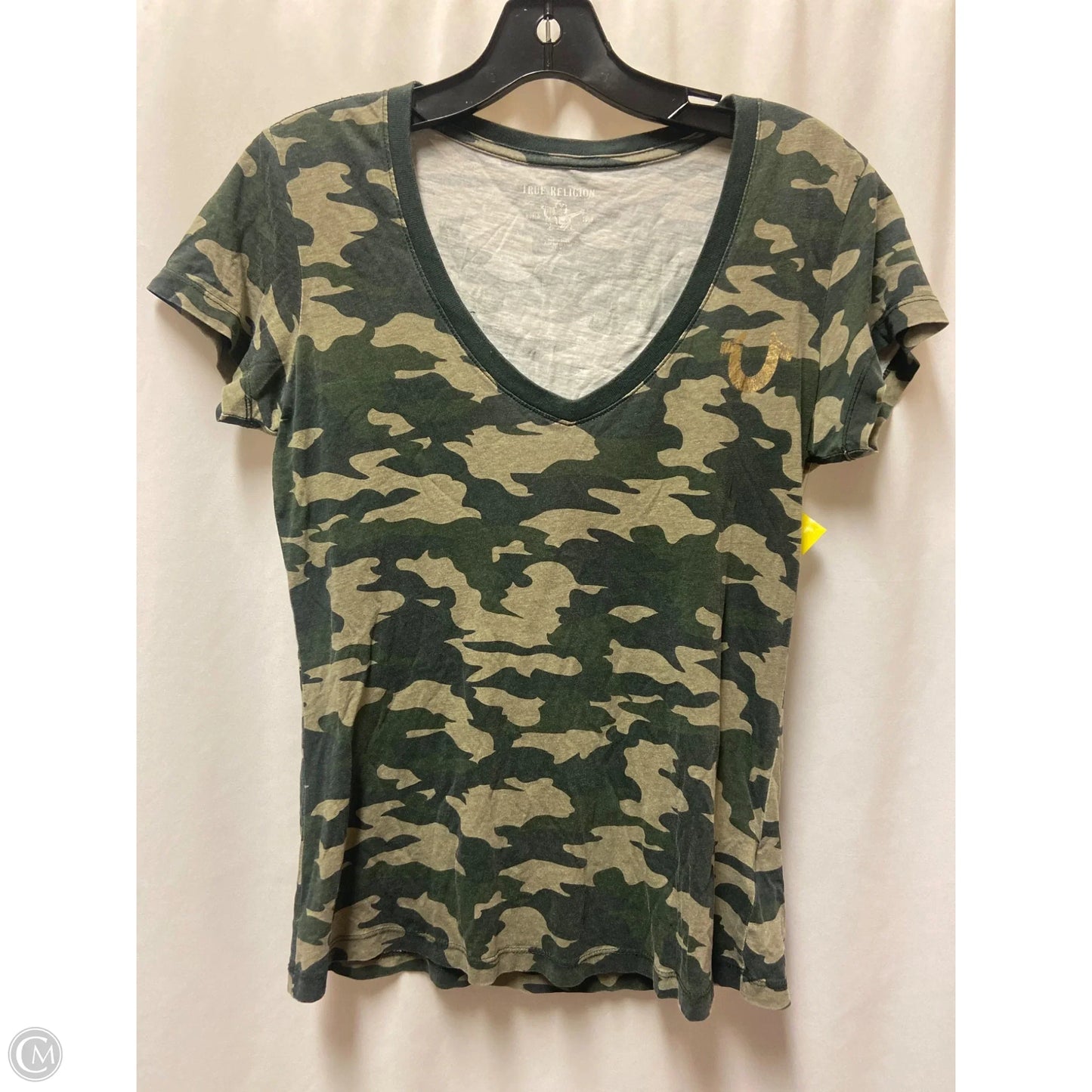 Top Short Sleeve By True Religion In Green, Size: S