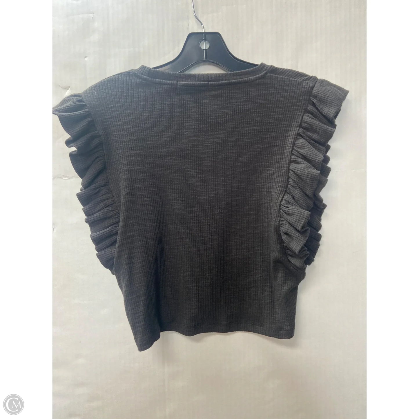Top Sleeveless By Mustard Seed In Grey, Size: S