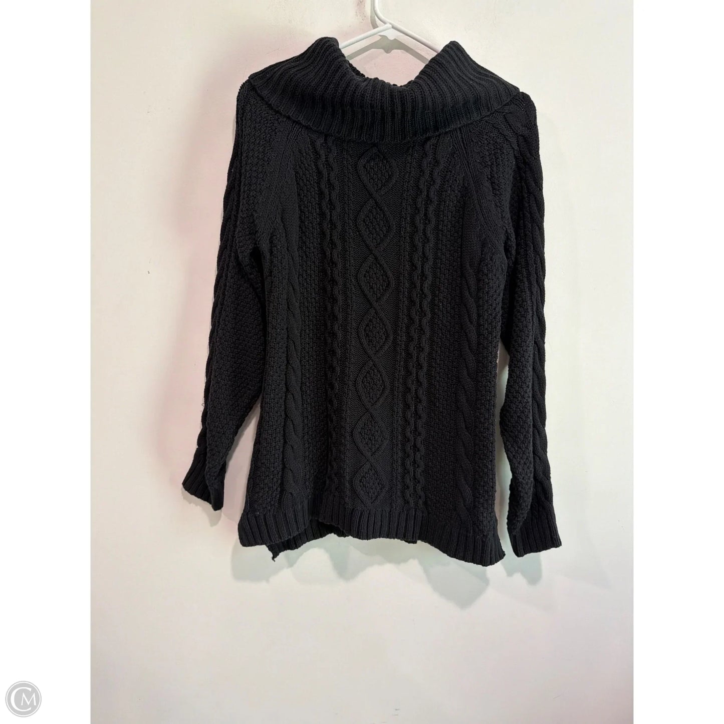 Sweater By Clothes Mentor In Black, Size: M