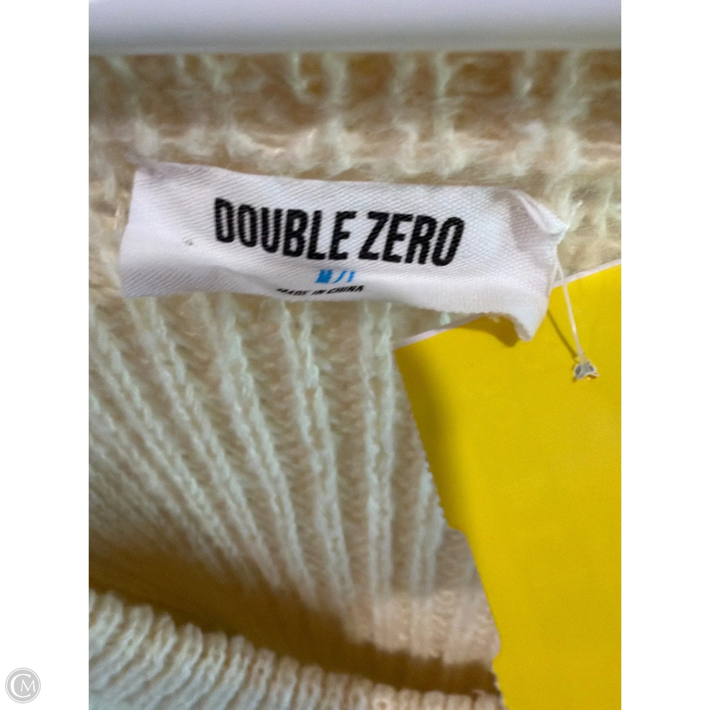 Sweater By Double Zero In Cream, Size: M