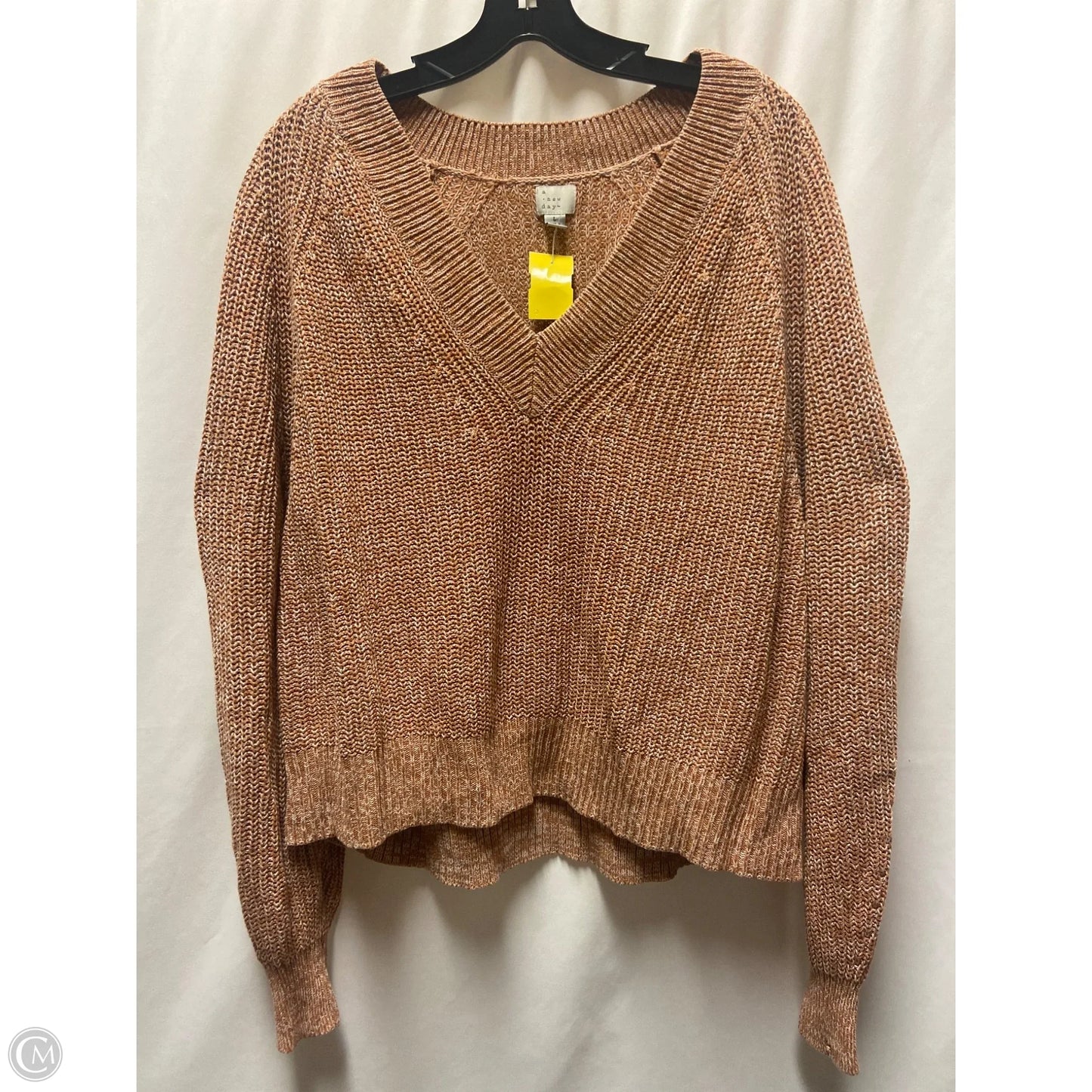 Sweater By A New Day In Orange, Size: L