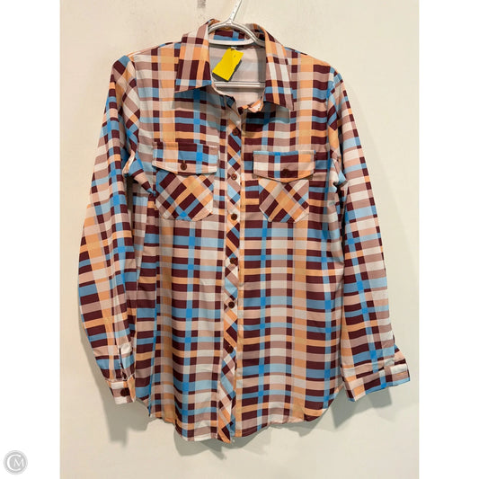 Top Long Sleeve By Clothes Mentor In Multi-colored, Size: M
