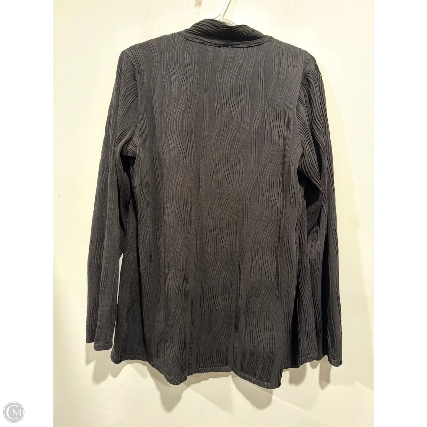 Cardigan By Dana Buchman In Black, Size: L