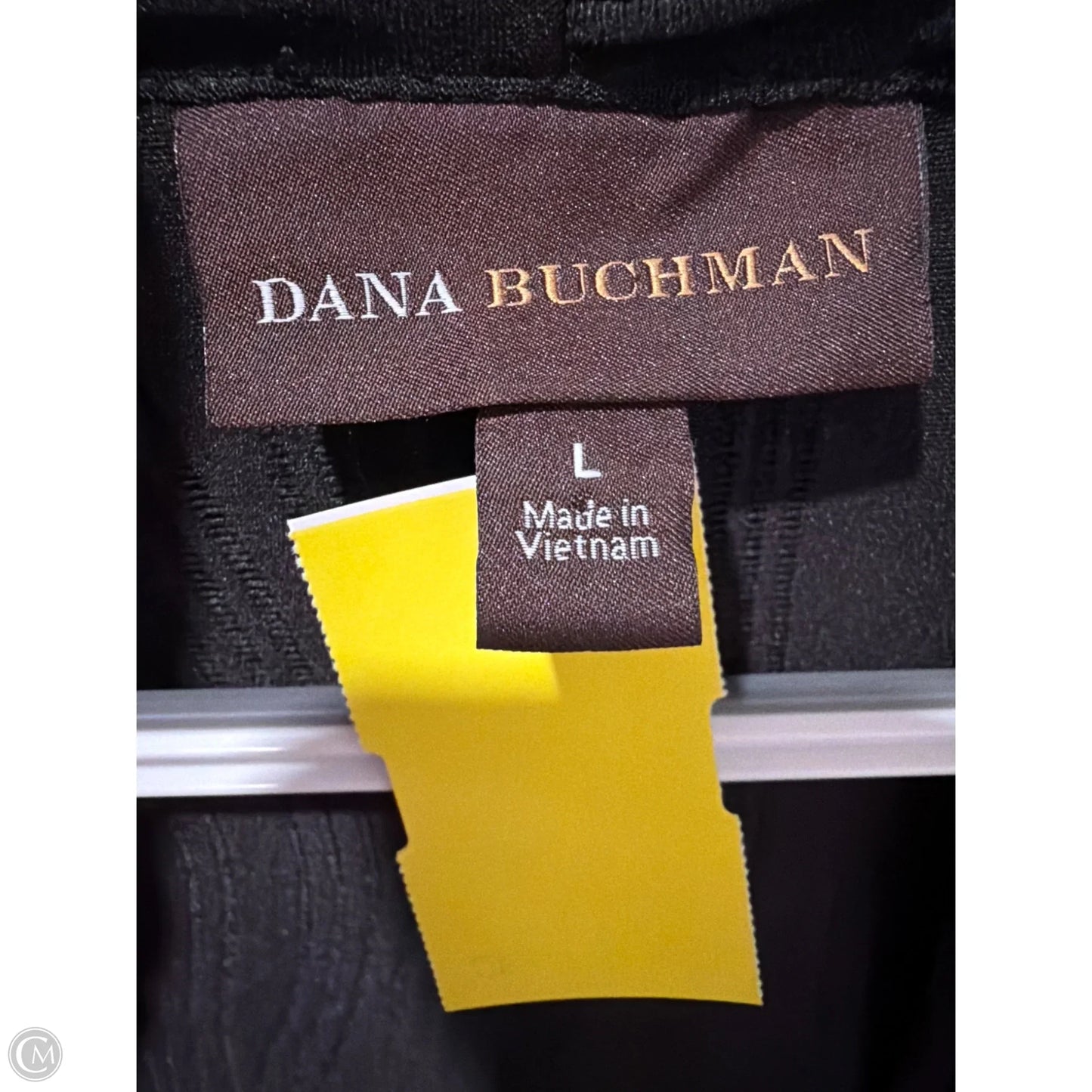 Cardigan By Dana Buchman In Black, Size: L