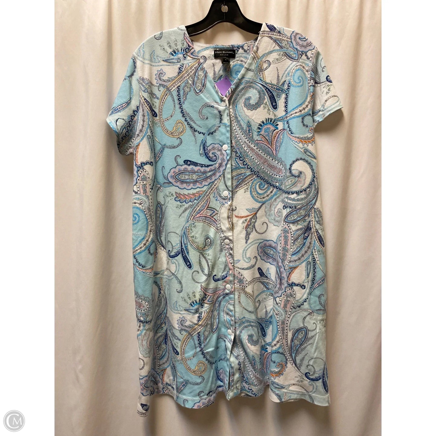 Nightgown By Clothes Mentor In Blue, Size: L