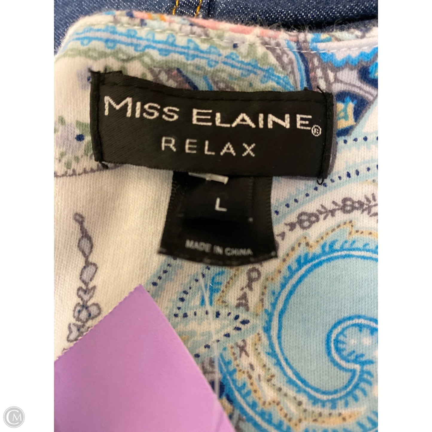 Nightgown By Clothes Mentor In Blue, Size: L