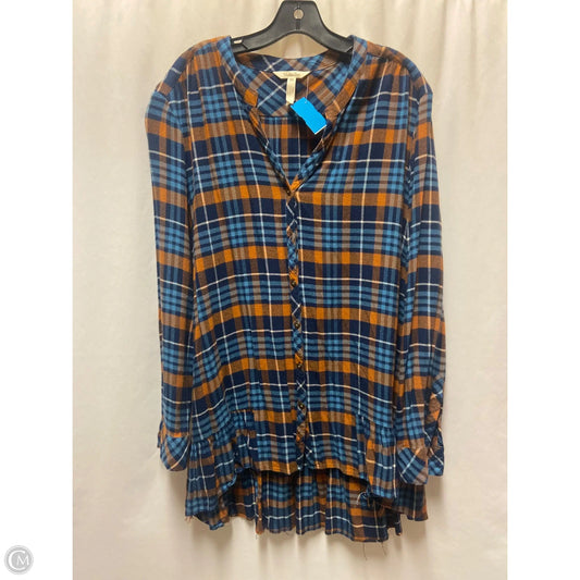 Dress Casual Midi By Matilda Jane In Blue, Size: Xxl