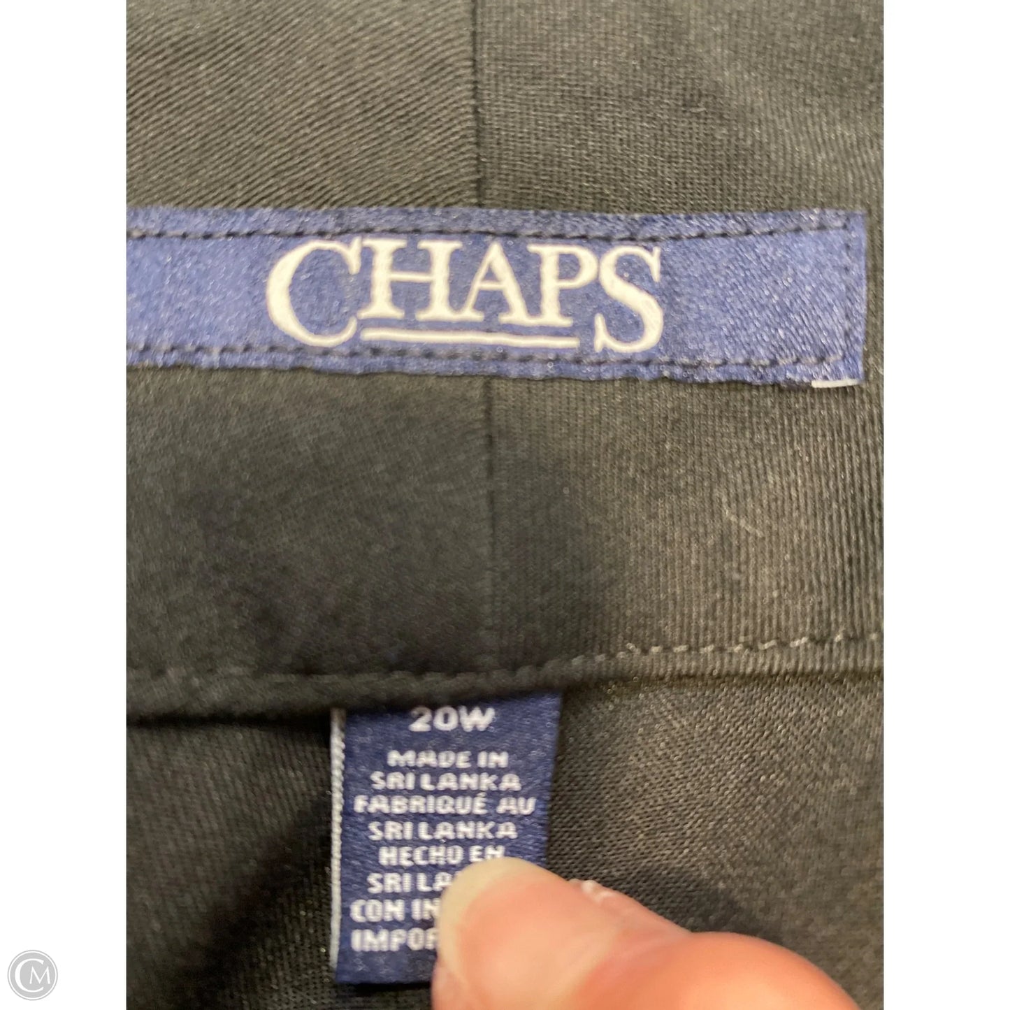 Pants Dress By Chaps In Black, Size: 20