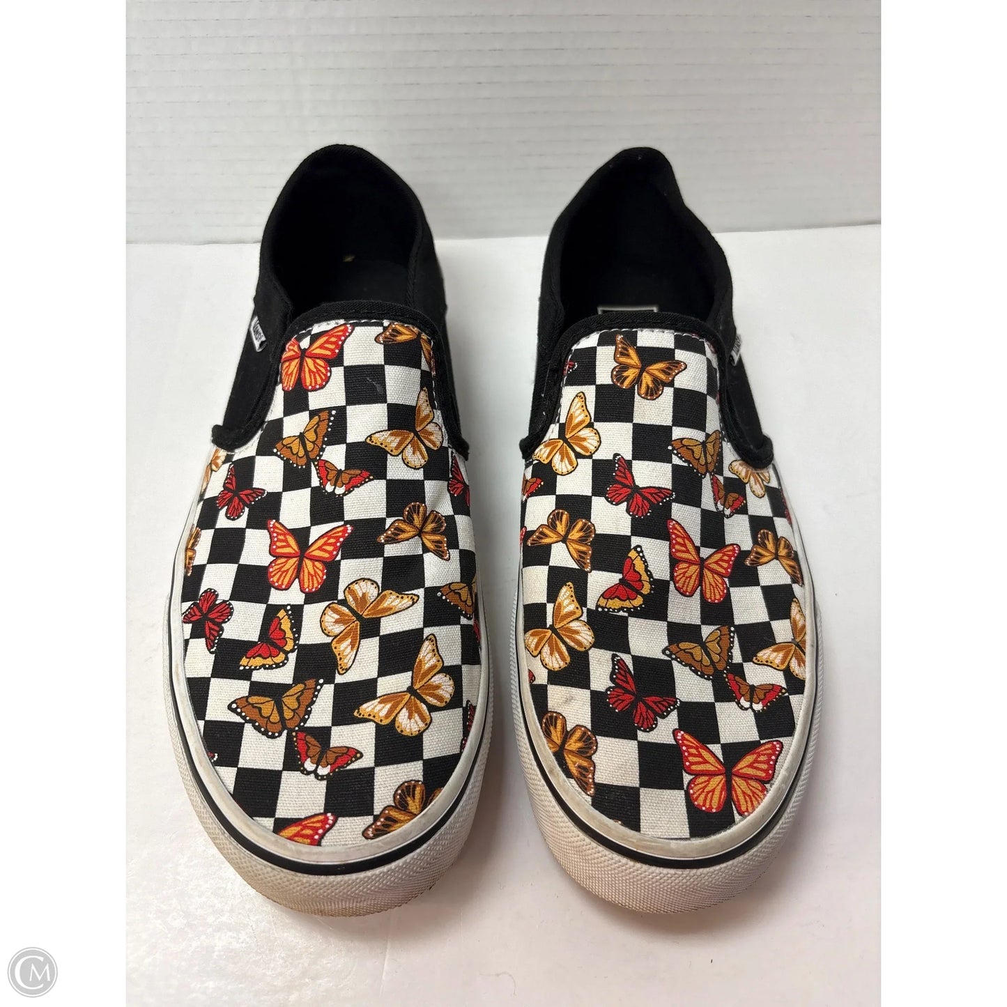 Shoes Sneakers By Vans In Black, Size: 9.5