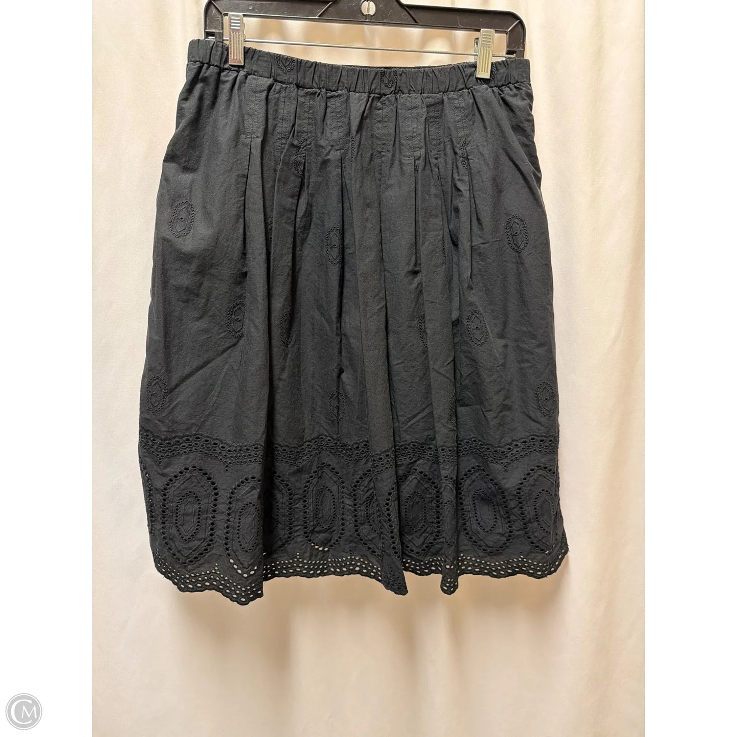 Skirt Midi By Christopher And Banks In Black, Size: S