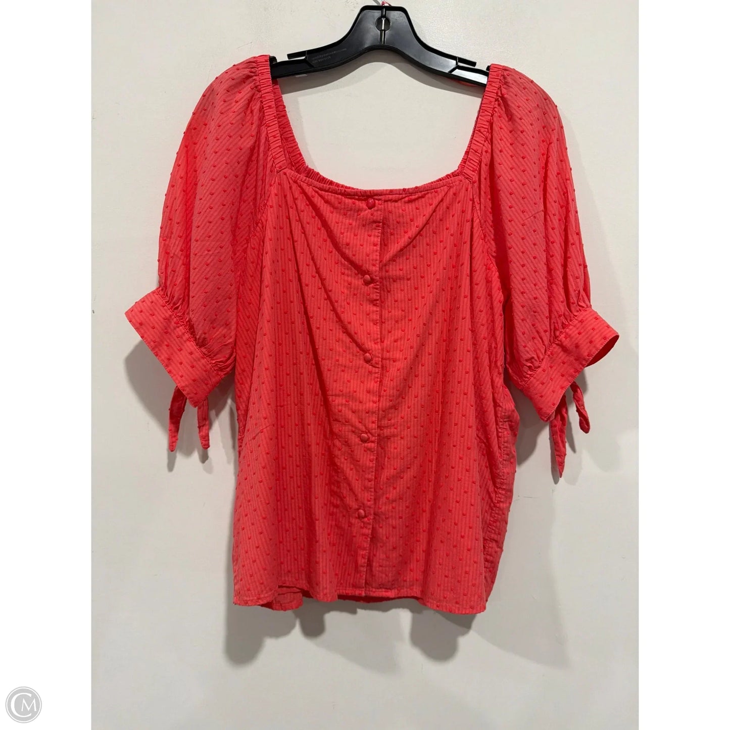 Top Short Sleeve By Lc Lauren Conrad In Pink, Size: L