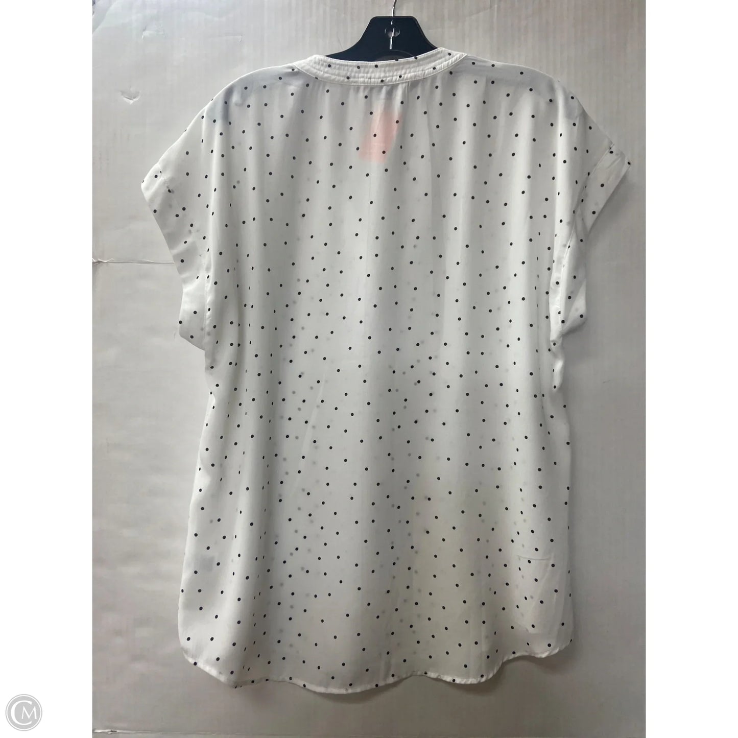 Top Short Sleeve By Cynthia Steffe In White, Size: L