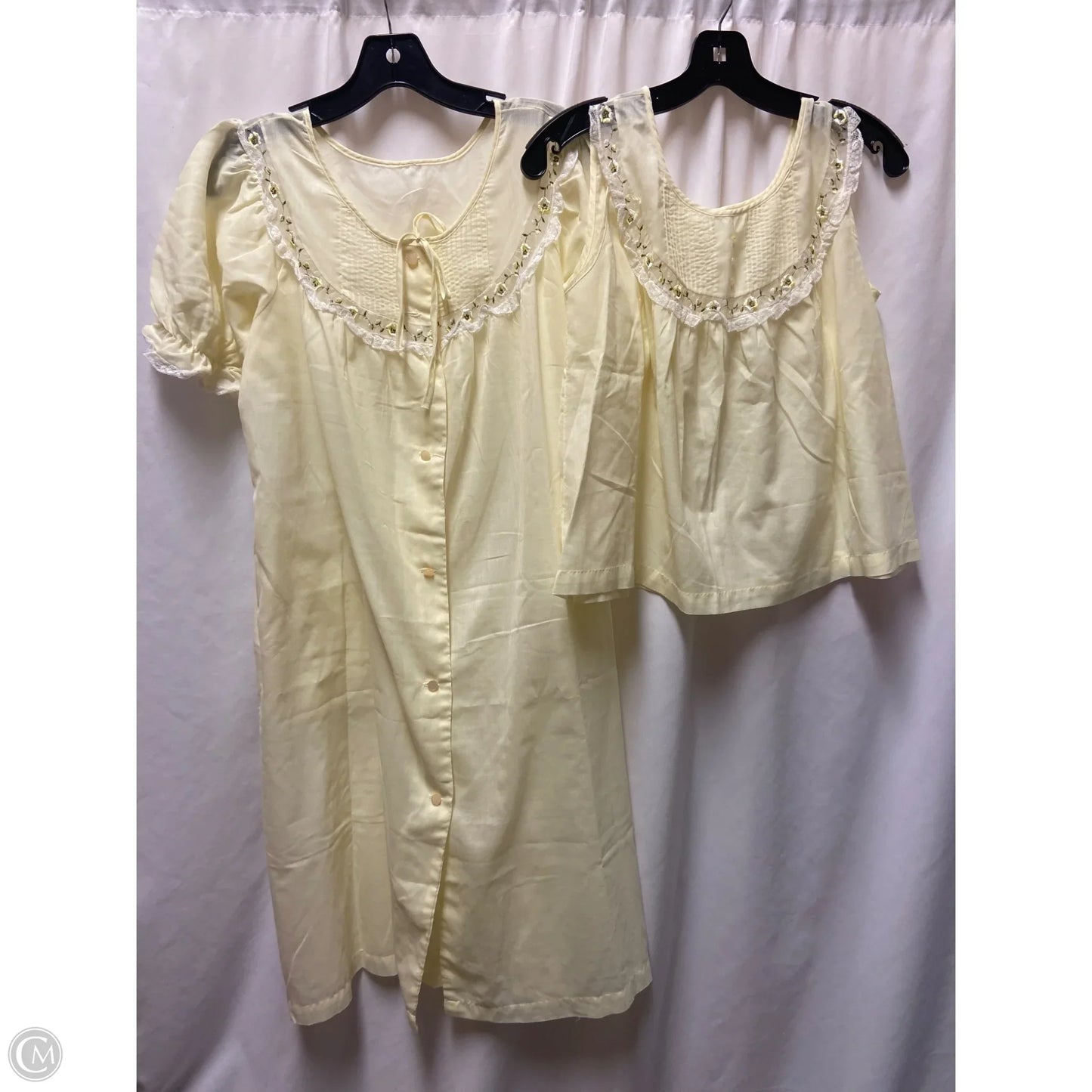 Nightgown By Clothes Mentor In Yellow, Size: M
