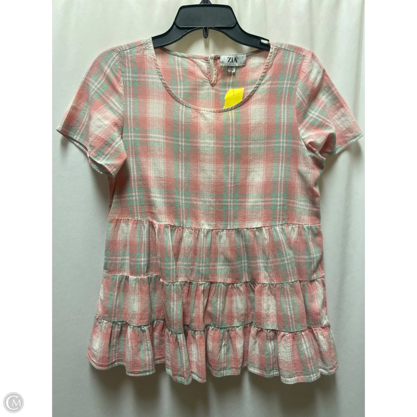 Top Short Sleeve By Clothes Mentor In Pink, Size: M