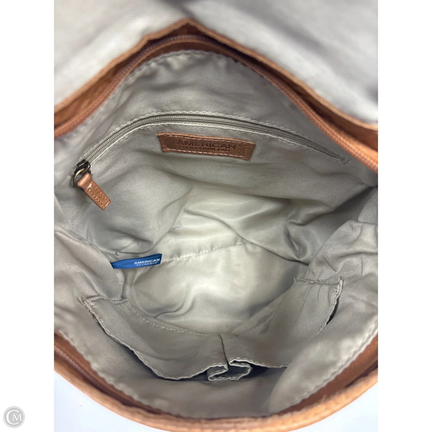 Backpack Leather By Clothes Mentor, Size: Medium
