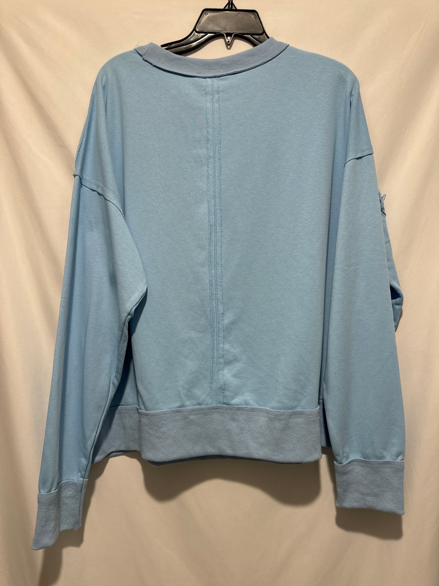 Sweatshirt Crewneck By Fantastic Fawn In Blue, Size: M