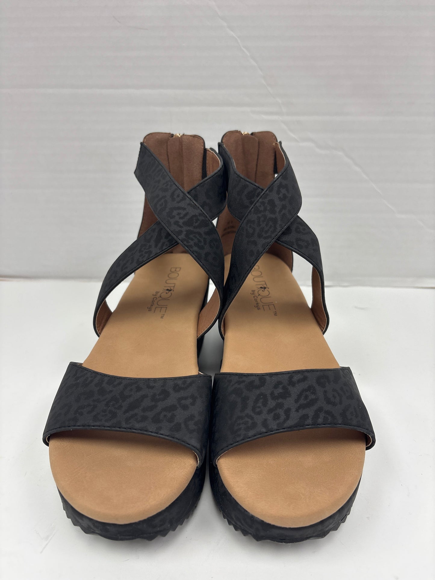 Sandals Flats By Corkys In Black, Size: 9