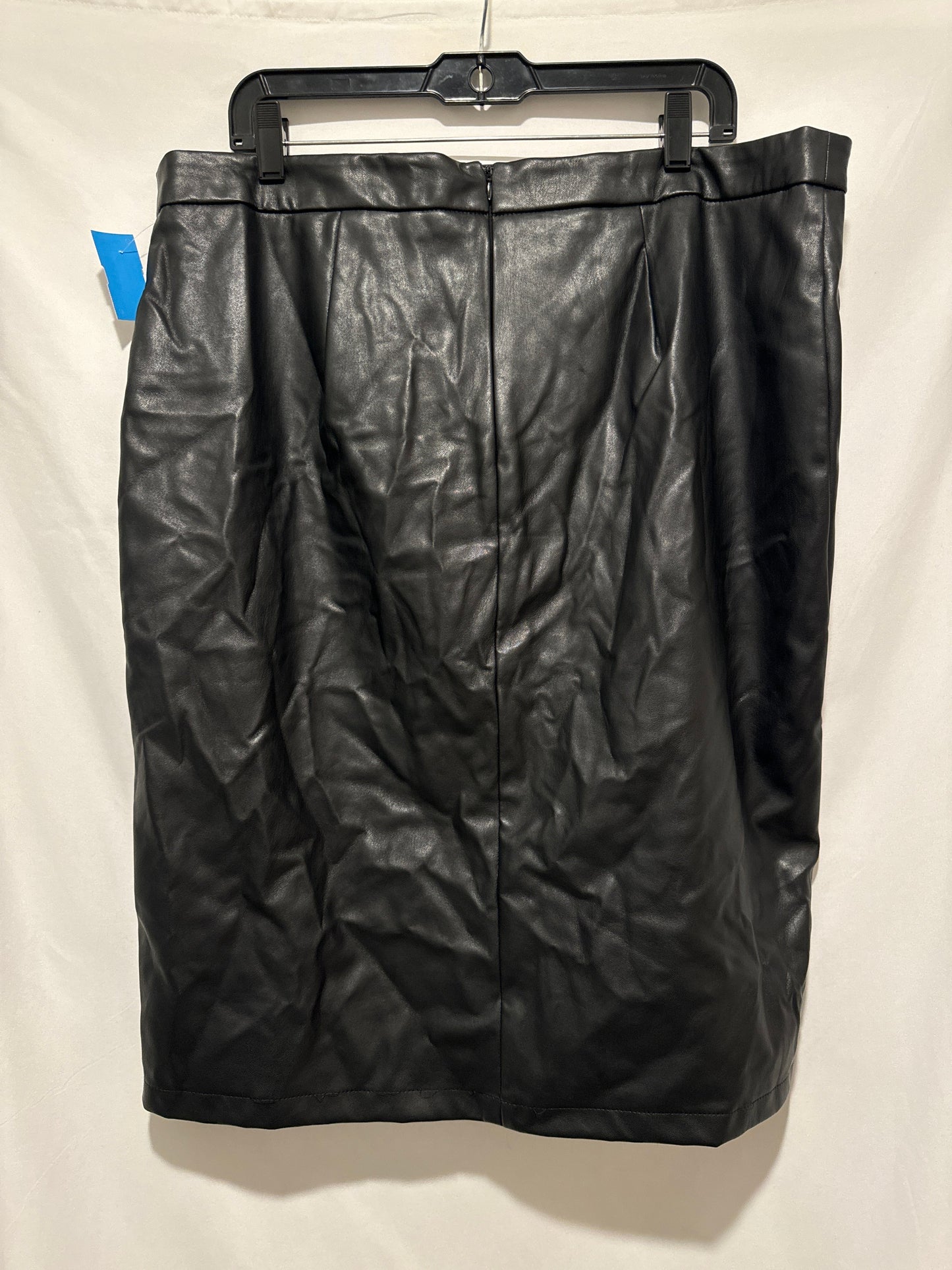 Skirt Midi By Ashley Stewart In Black, Size: 18