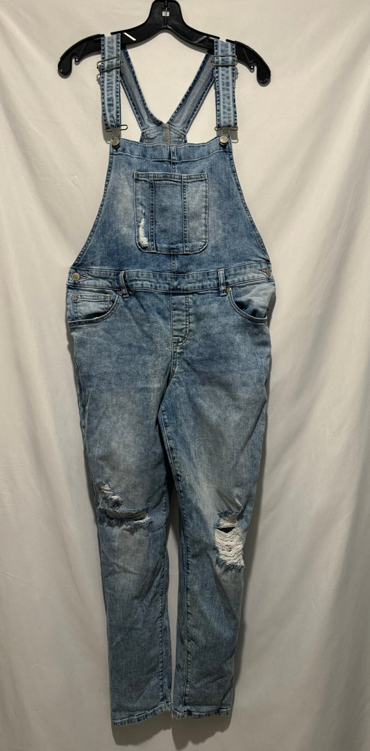 Overalls By Maurices In Blue Denim, Size: L