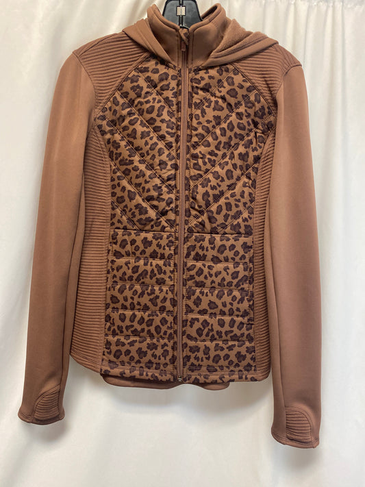 Athletic Jacket By Tek Gear In Brown, Size: S