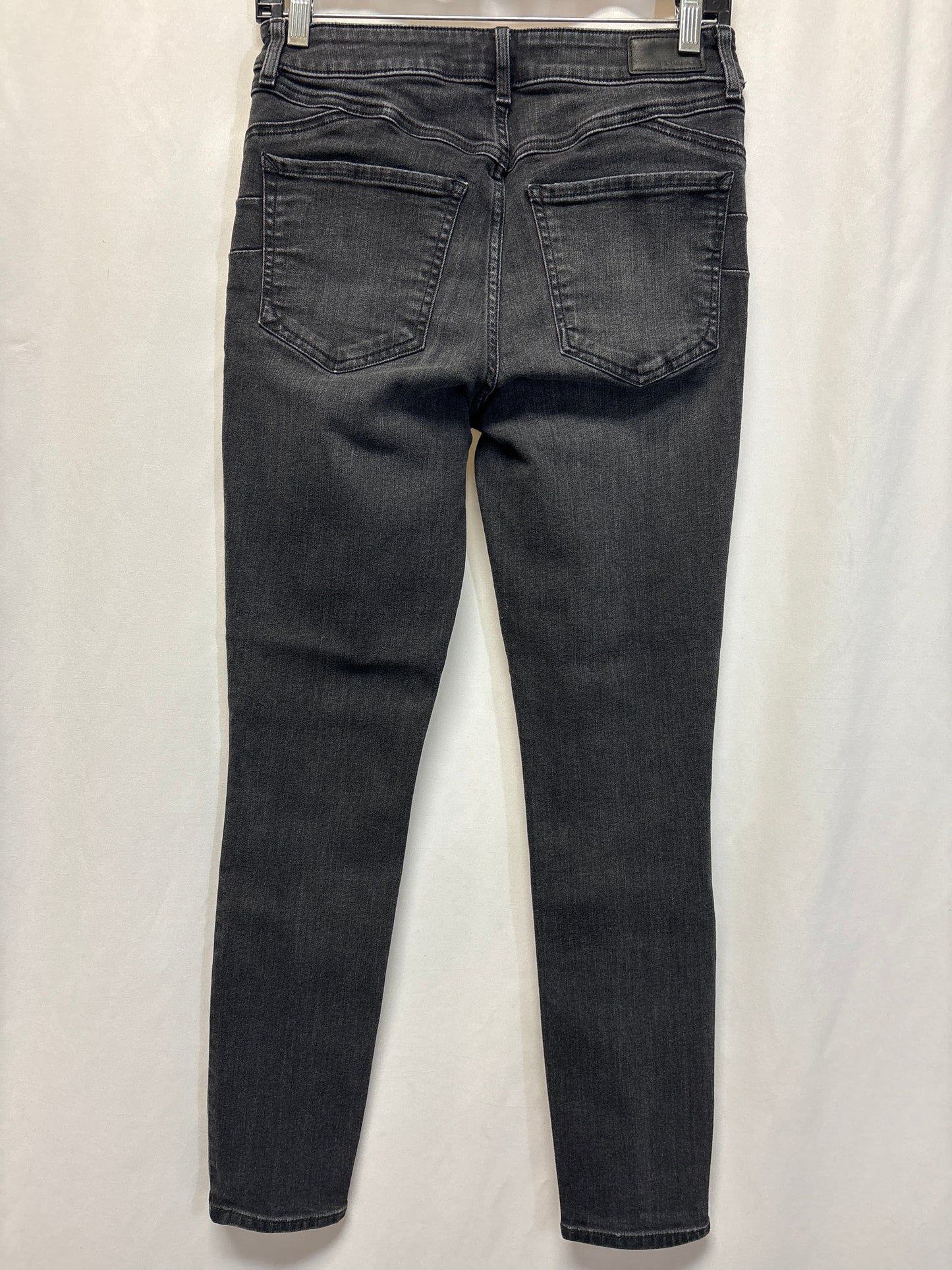 Jeans Skinny By Express In Black Denim, Size: 8