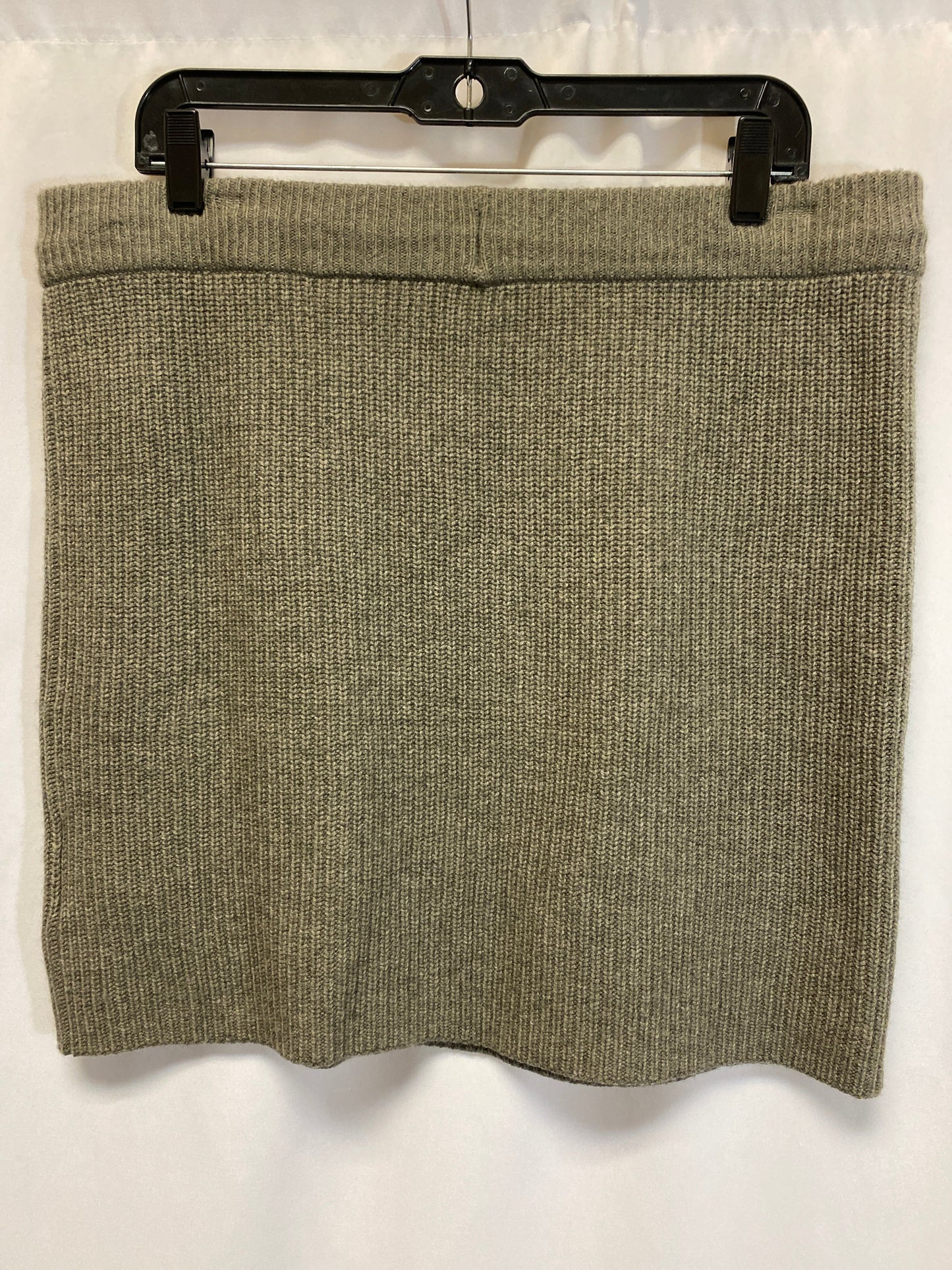 Skirt Midi By Madewell In Green, Size: Xl