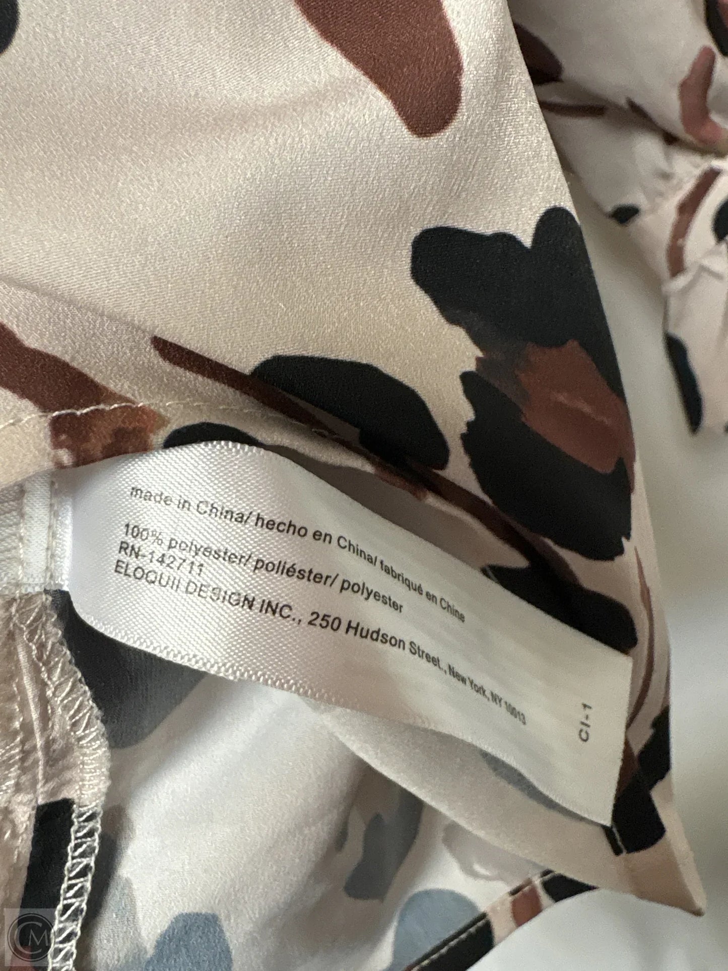 Top Long Sleeve By Eloquii In Animal Print, Size: 4x