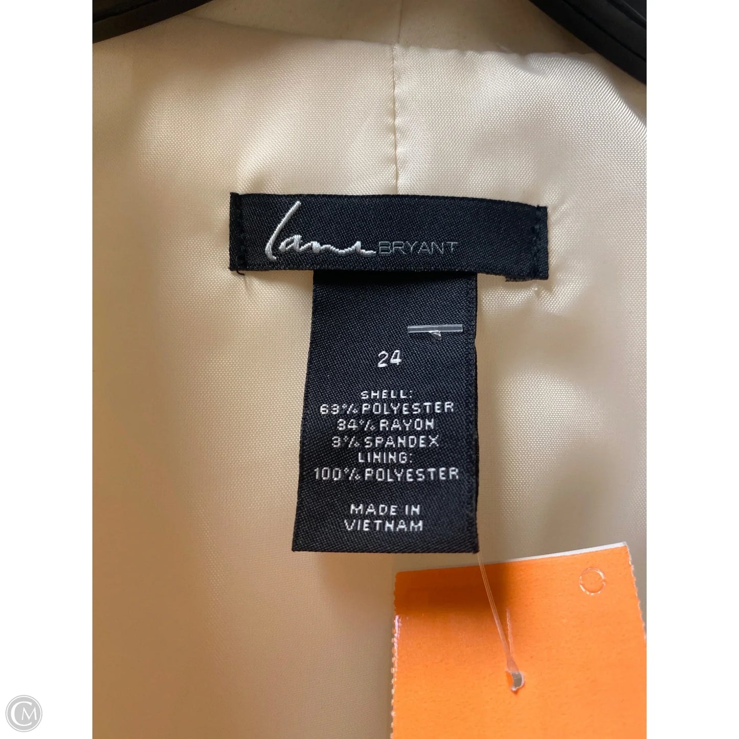 Blazer By Lane Bryant In Cream, Size: 3x