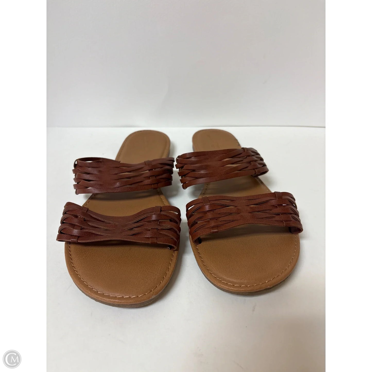 Sandals Flats By Universal Thread In Brown, Size: 11