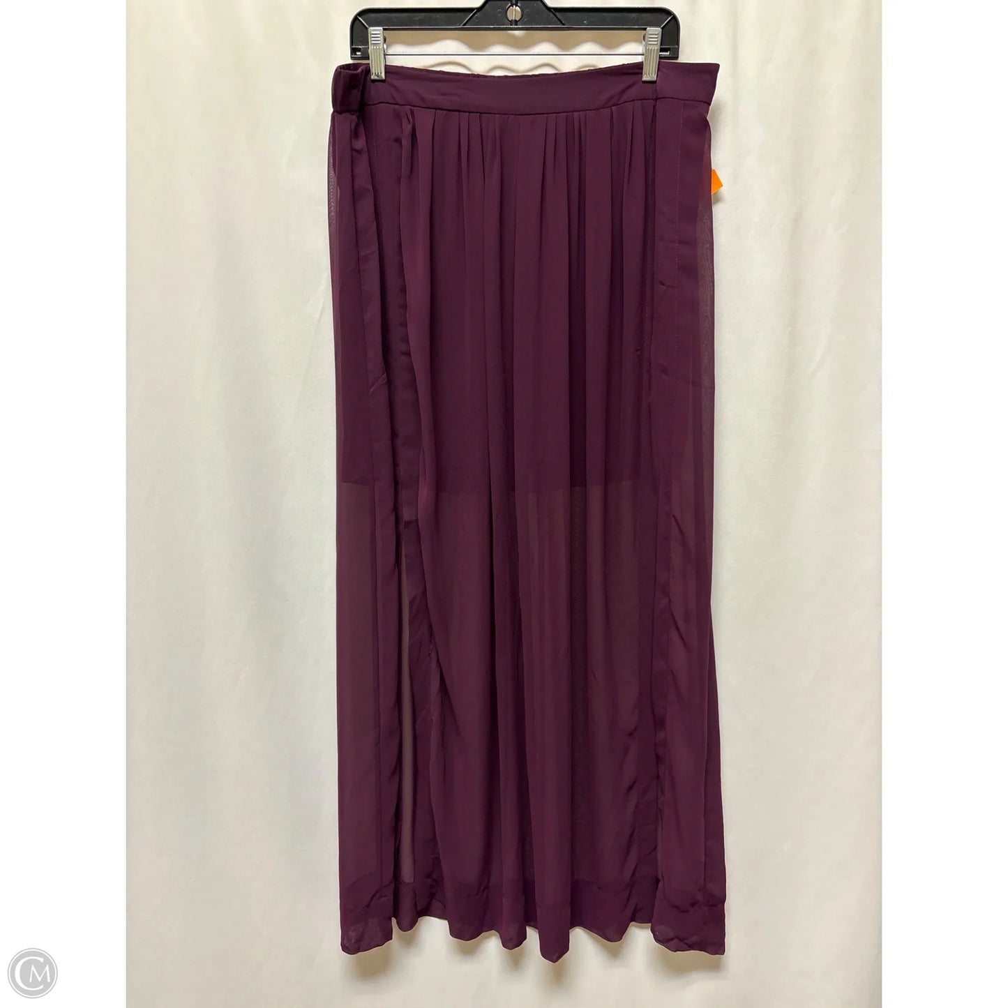 Skirt Maxi By Worthington In Purple, Size: Xl