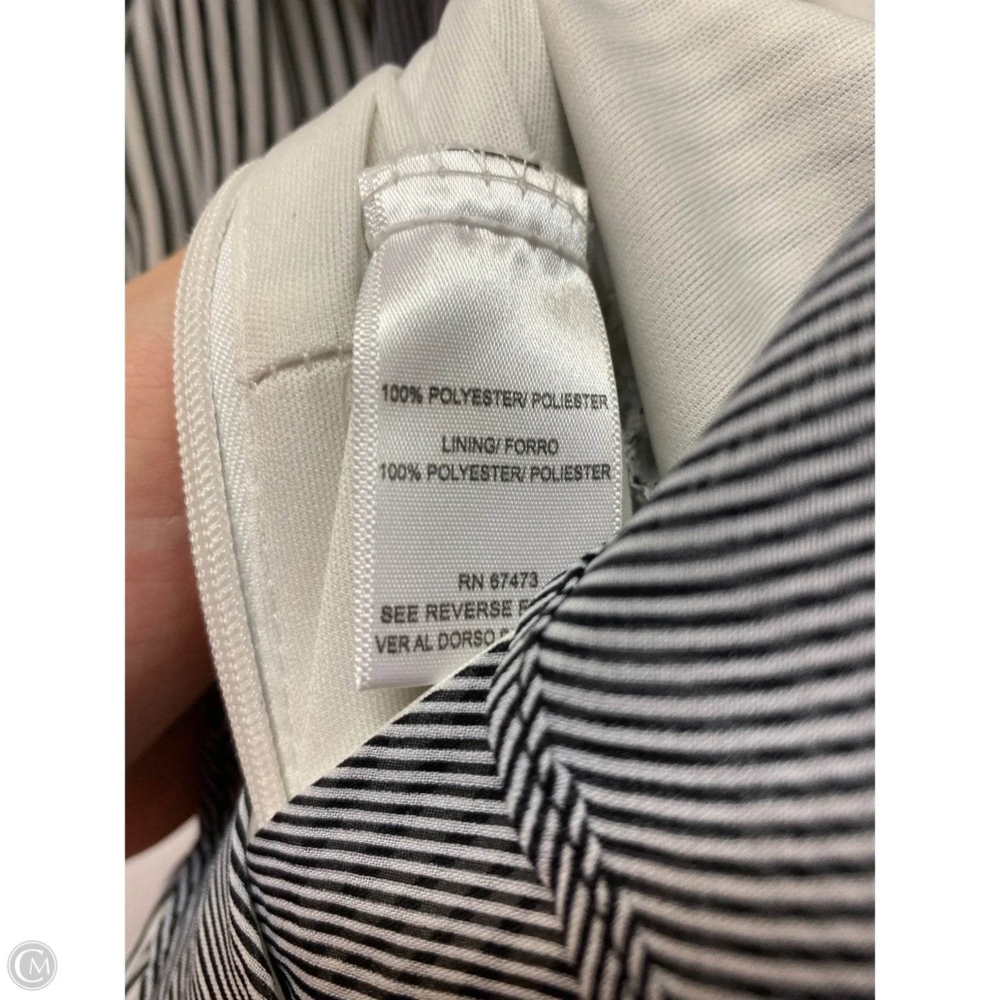 Jumpsuit By Gabby Skye In Black & White, Size: S