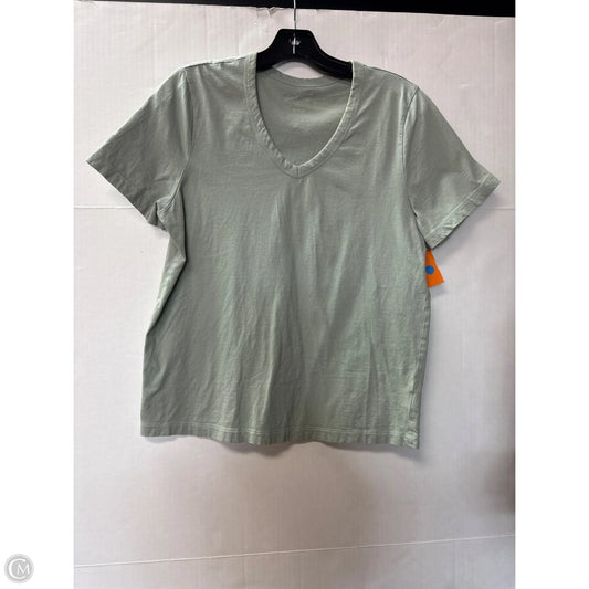 Top Short Sleeve By Universal Thread In Green, Size: M