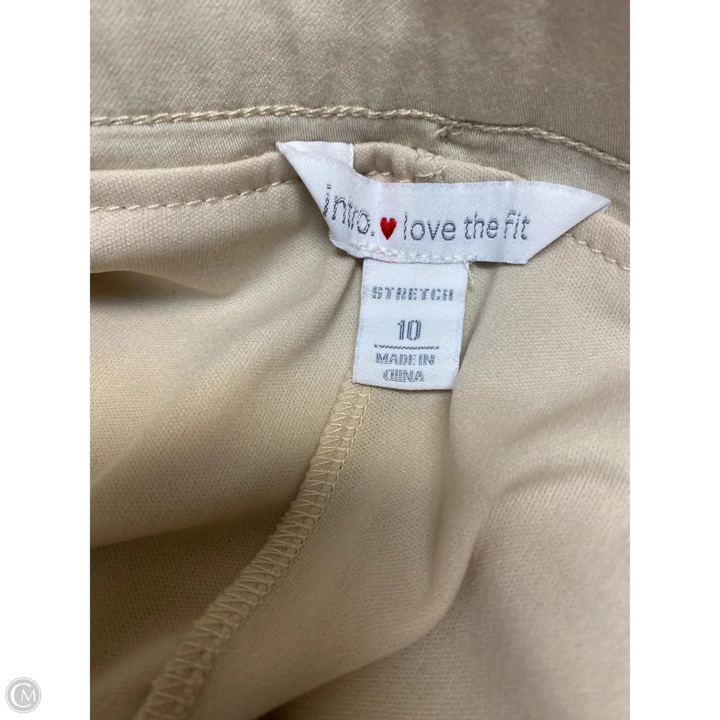 Skort By Intro In Beige, Size: 10