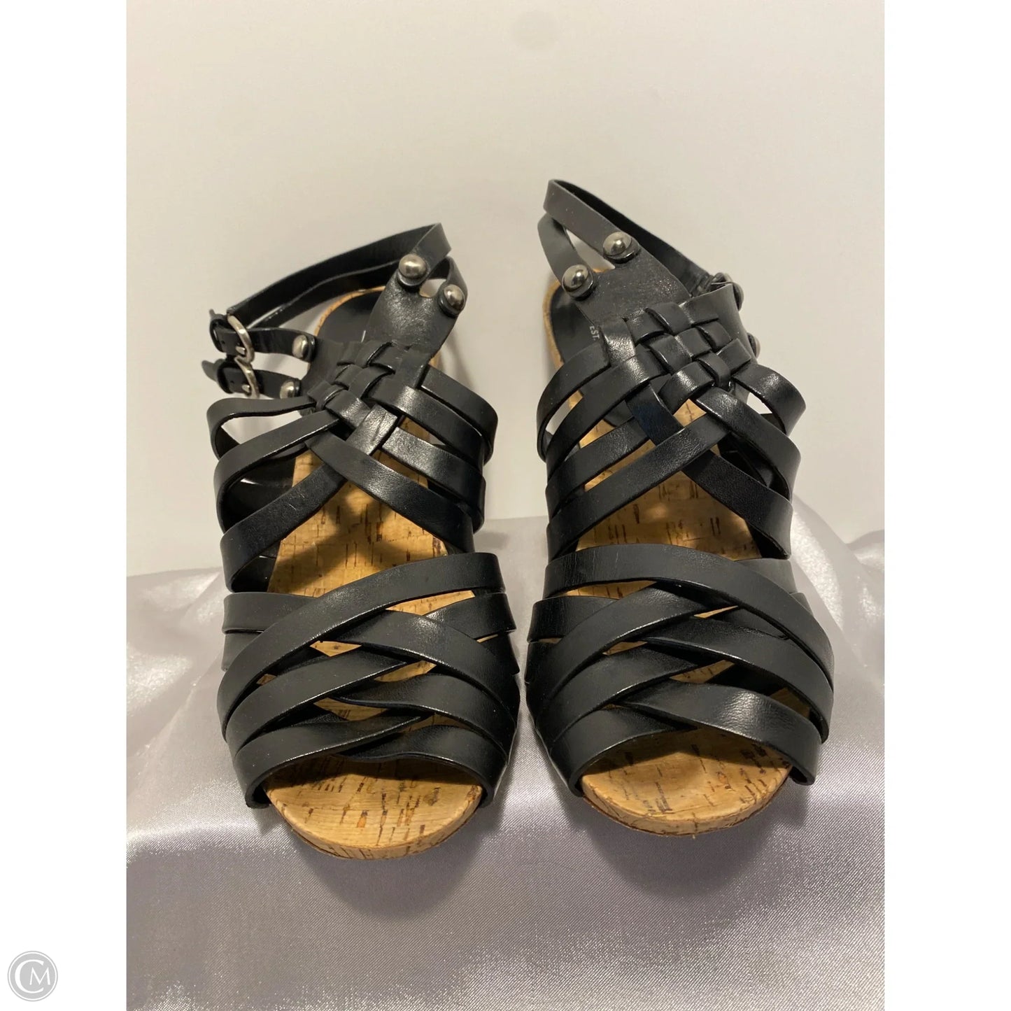 Sandals Designer By Coach In Black, Size: 9.5