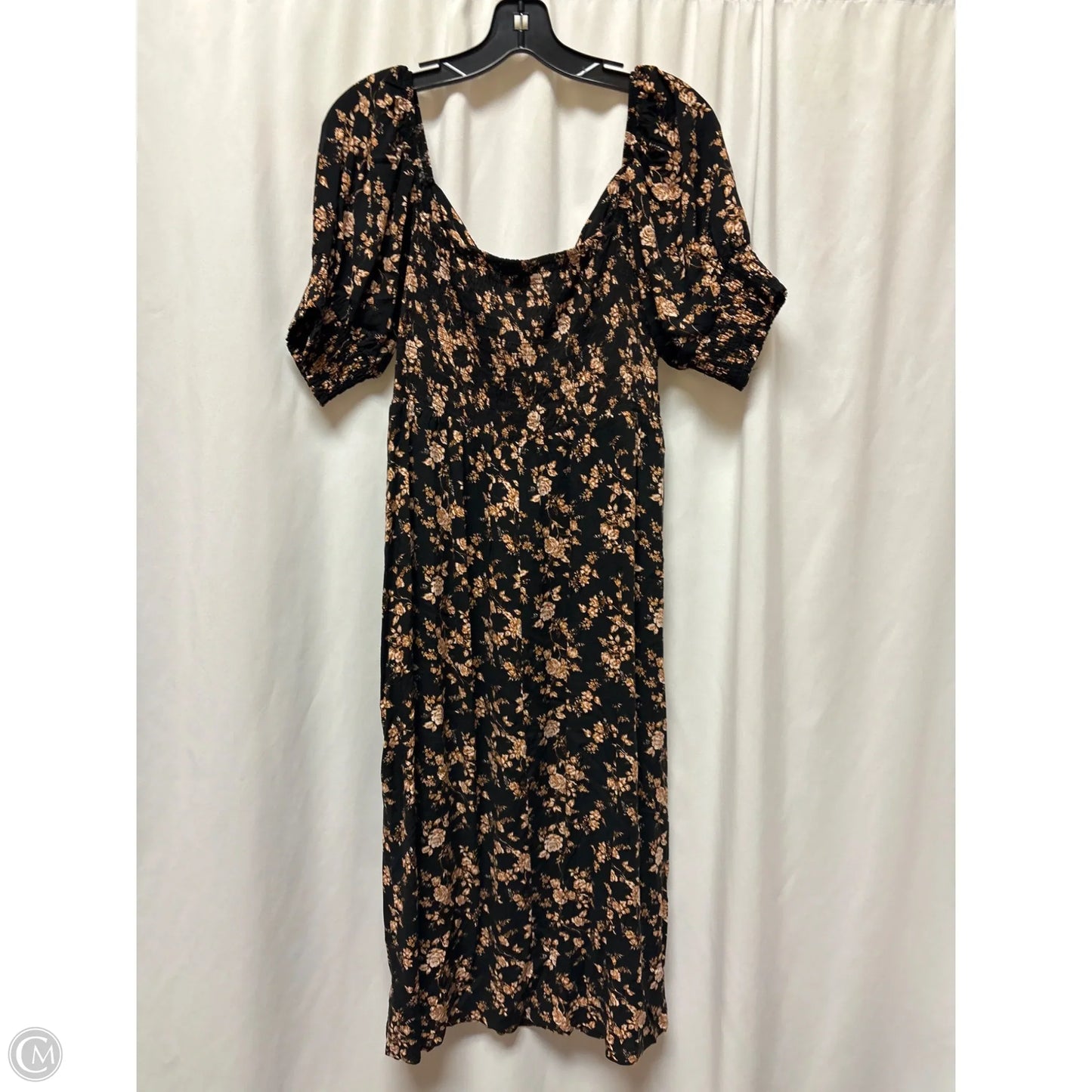Dress Casual Midi By Maurices In Black, Size: Xl
