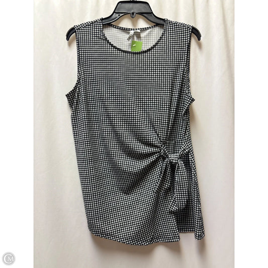 Top Sleeveless By Elle In Black, Size: L