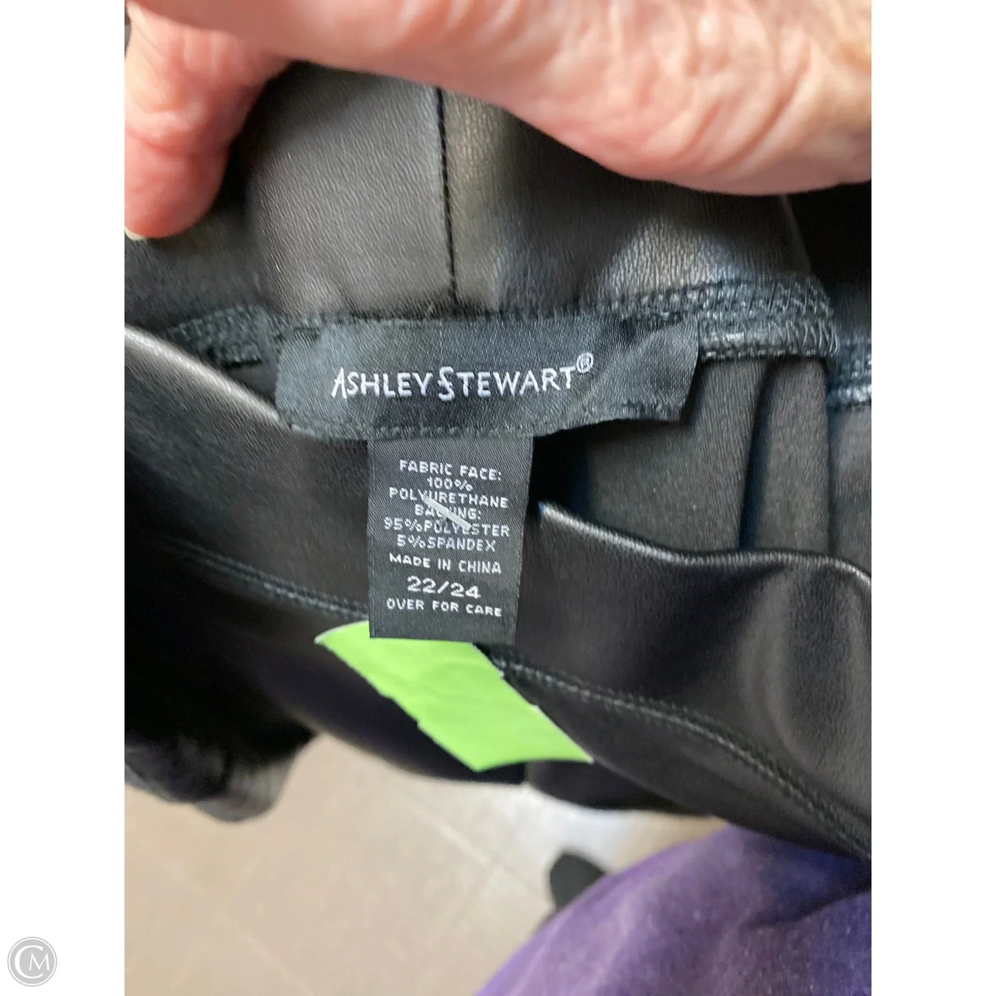 Pants Leggings By Ashley Stewart In Black, Size: 22