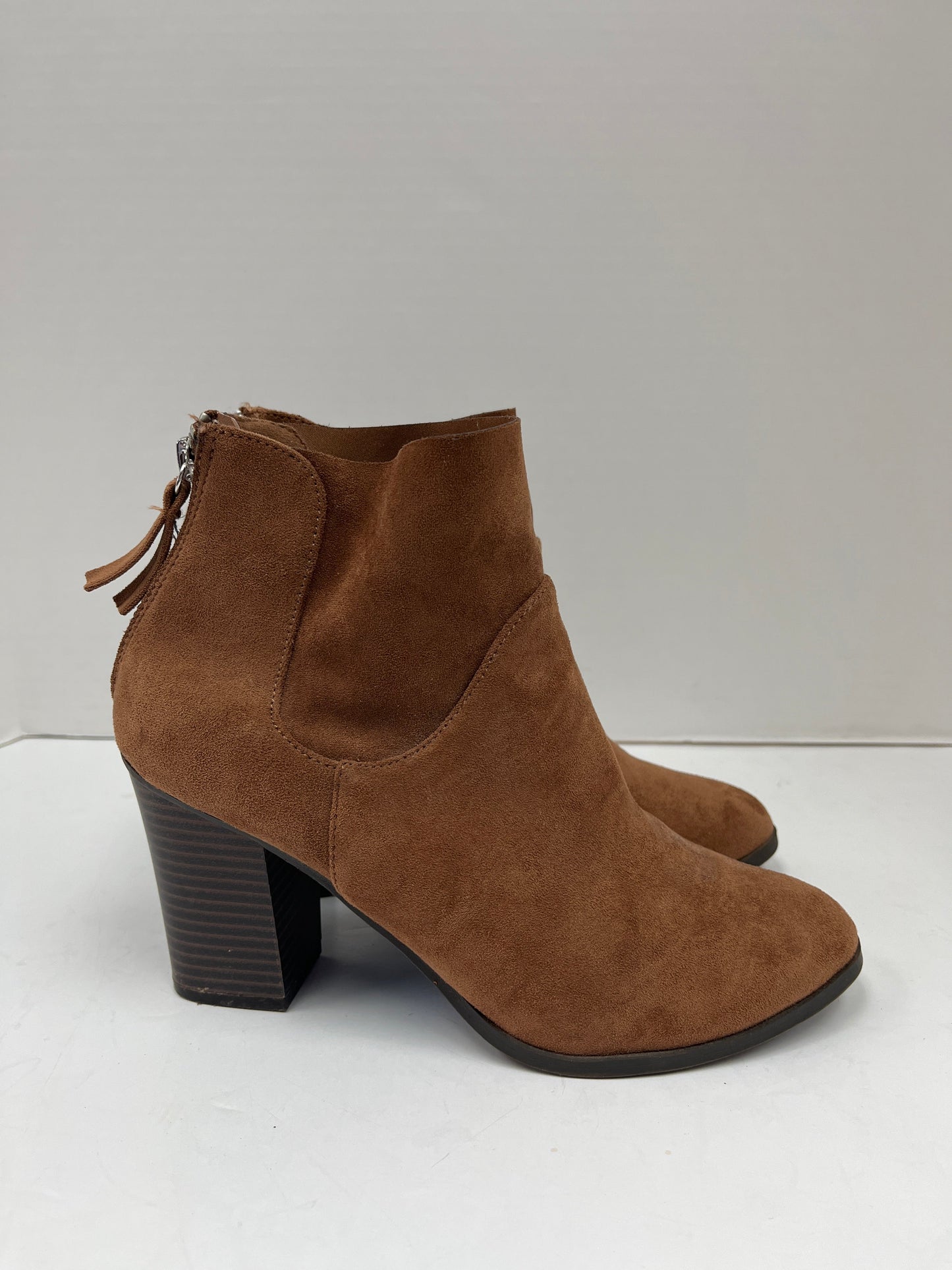 Boots Ankle Heels By Brash  Size: 8