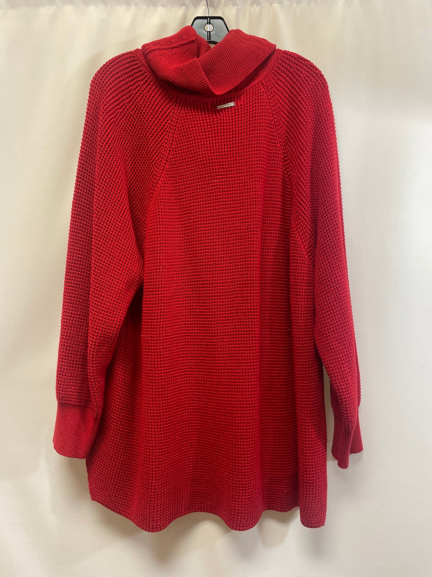 Red Sweater Michael By Michael Kors, Size 3x