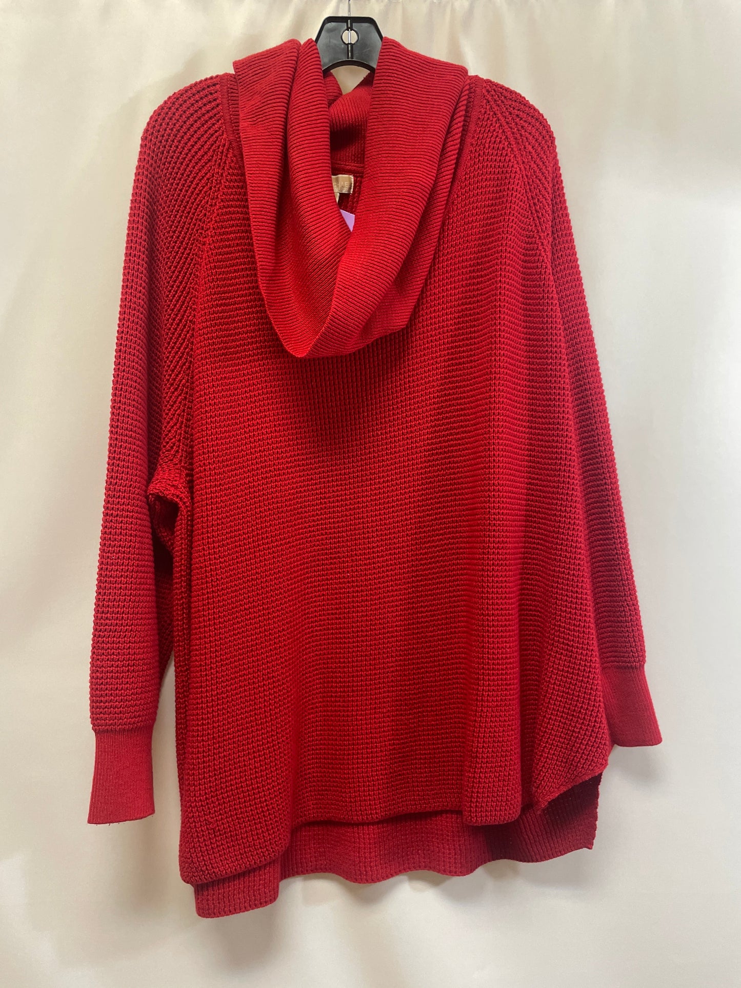 Red Sweater Michael By Michael Kors, Size 3x