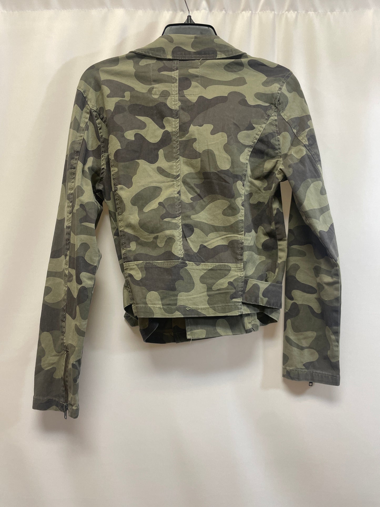 Camouflage Print Jacket Moto Miami, Size M