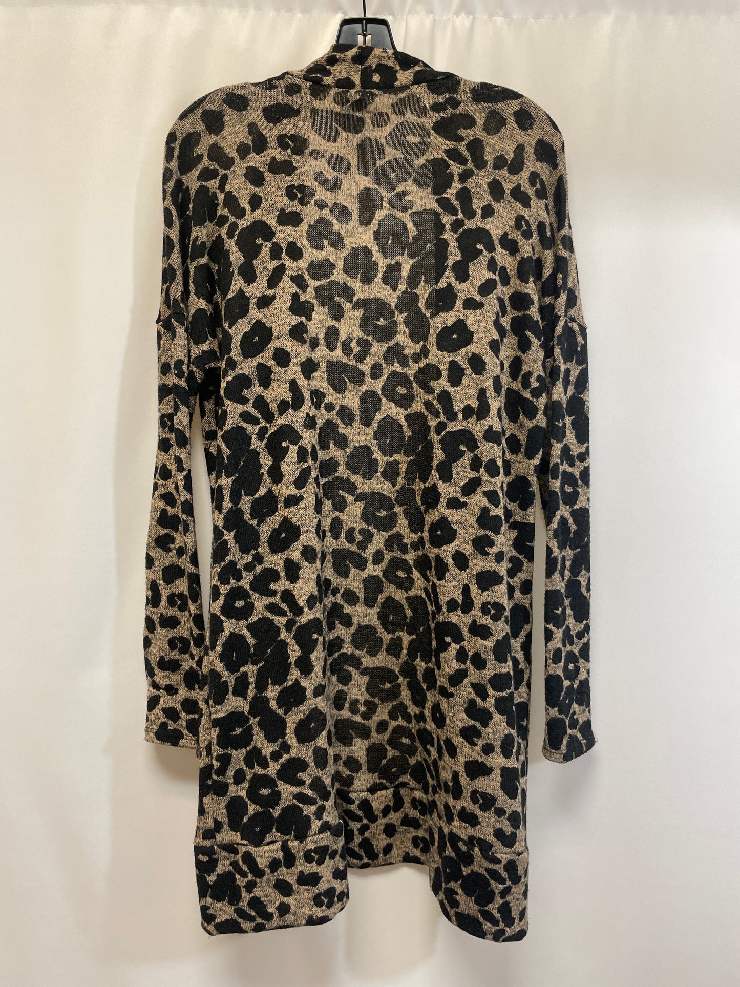 Animal Print Sweater Cardigan Clothes Mentor, Size S