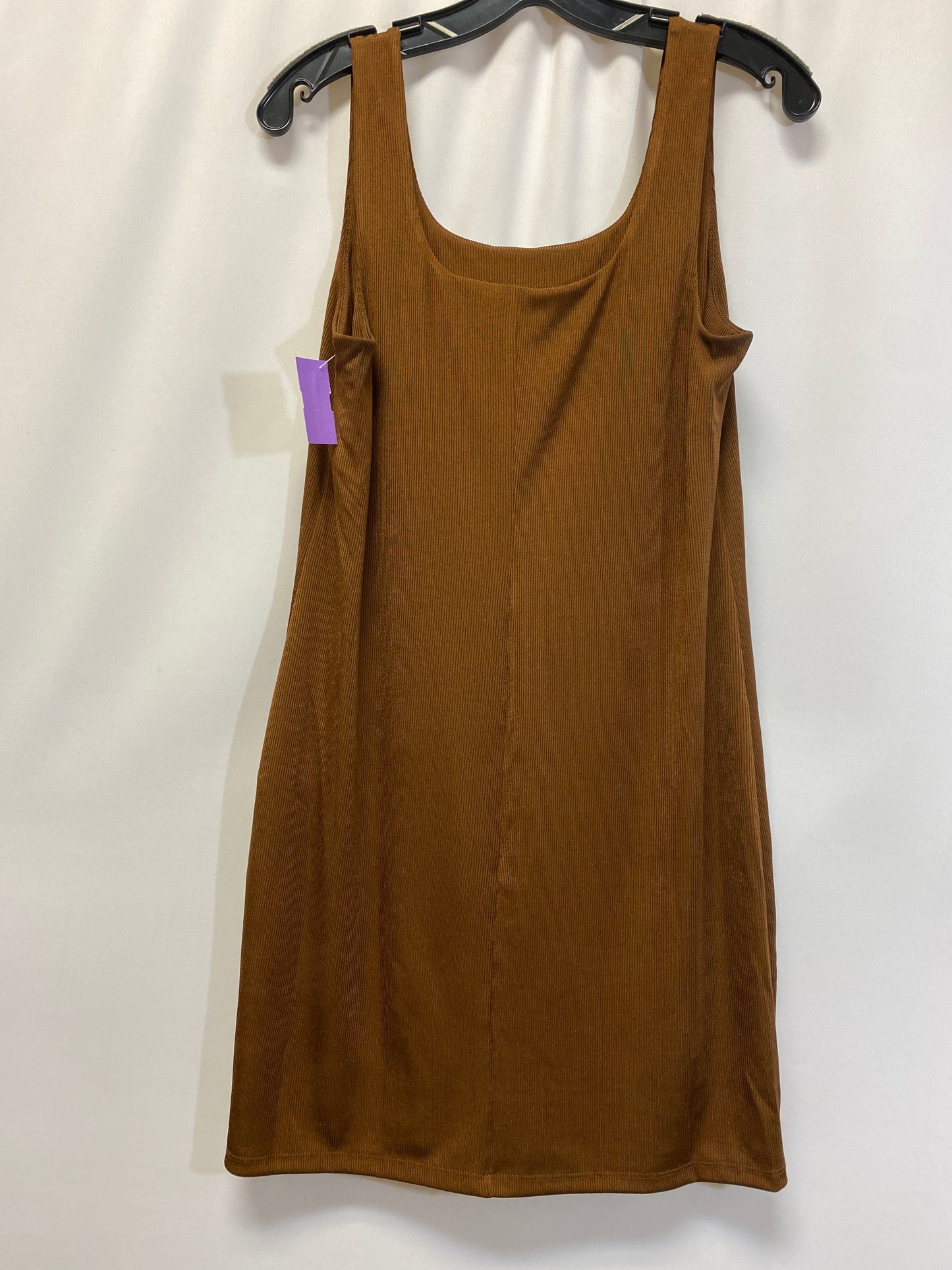 Brown Dress Casual Midi A New Day, Size M
