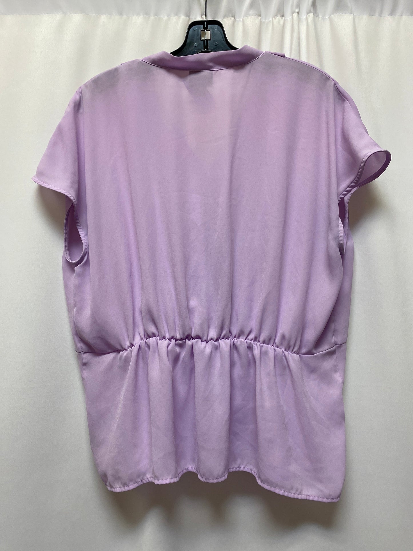 Purple Top Short Sleeve Worthington, Size Xl