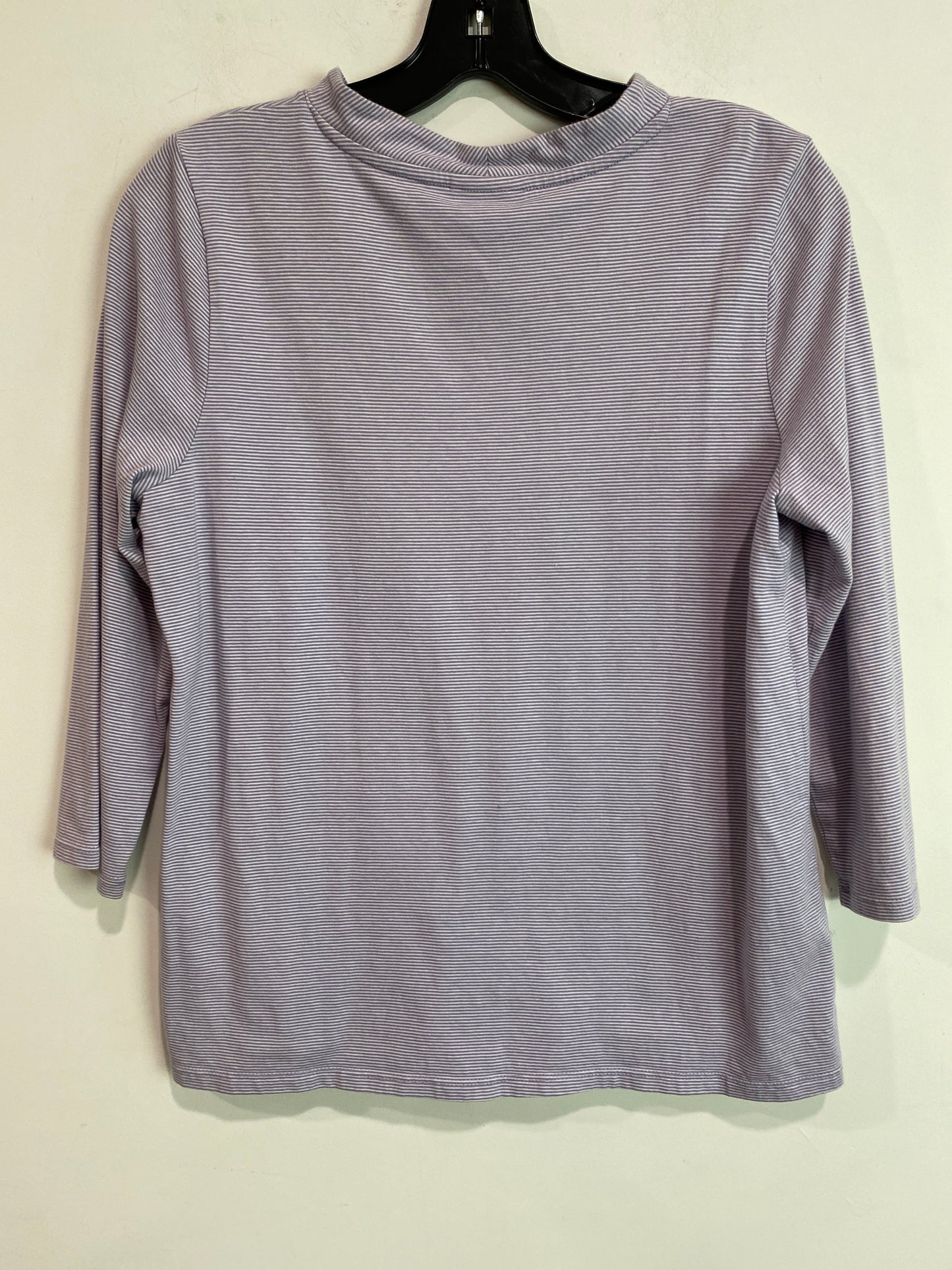 Purple Top 3/4 Sleeve J. Jill, Size S