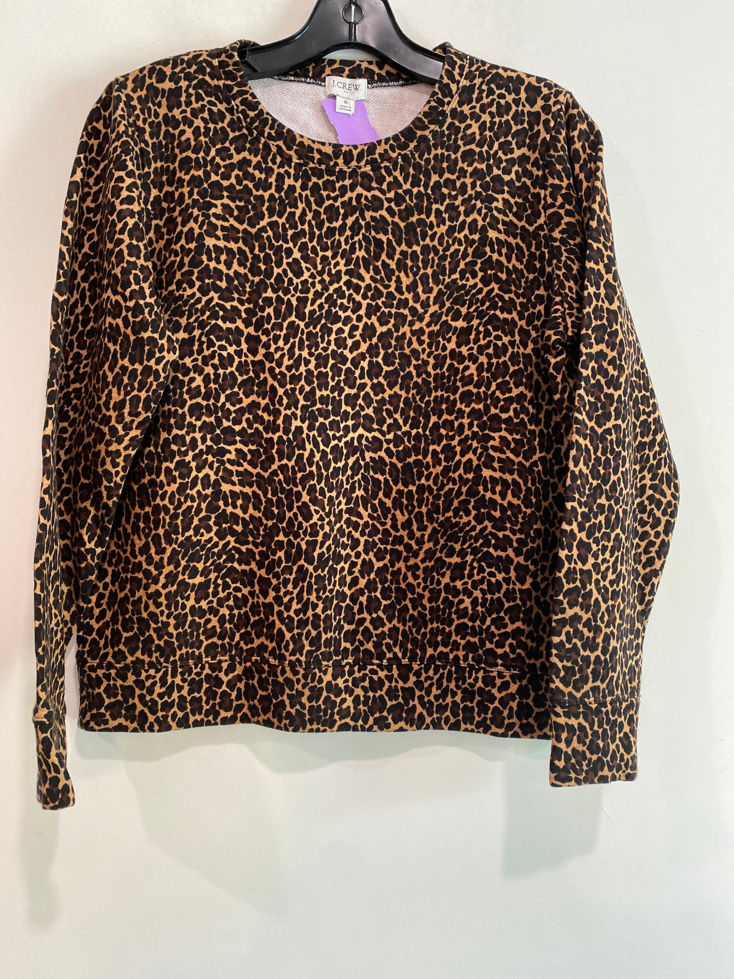 Animal Print Top Long Sleeve J. Crew, Size S