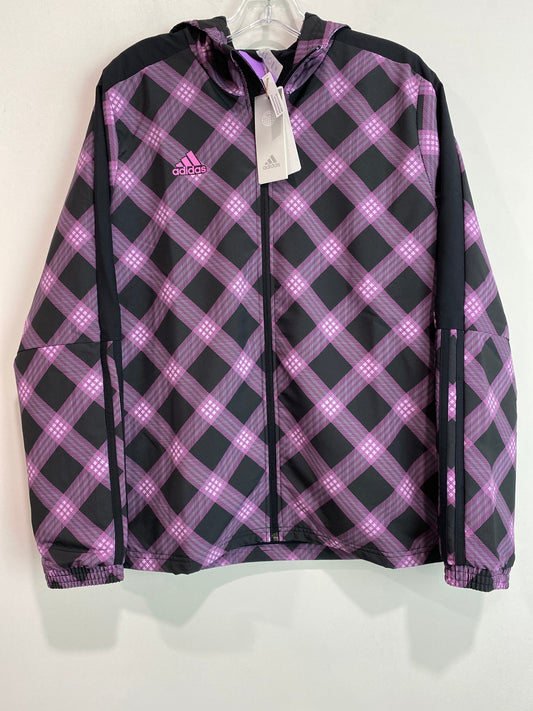 Purple Athletic Jacket Adidas, Size L