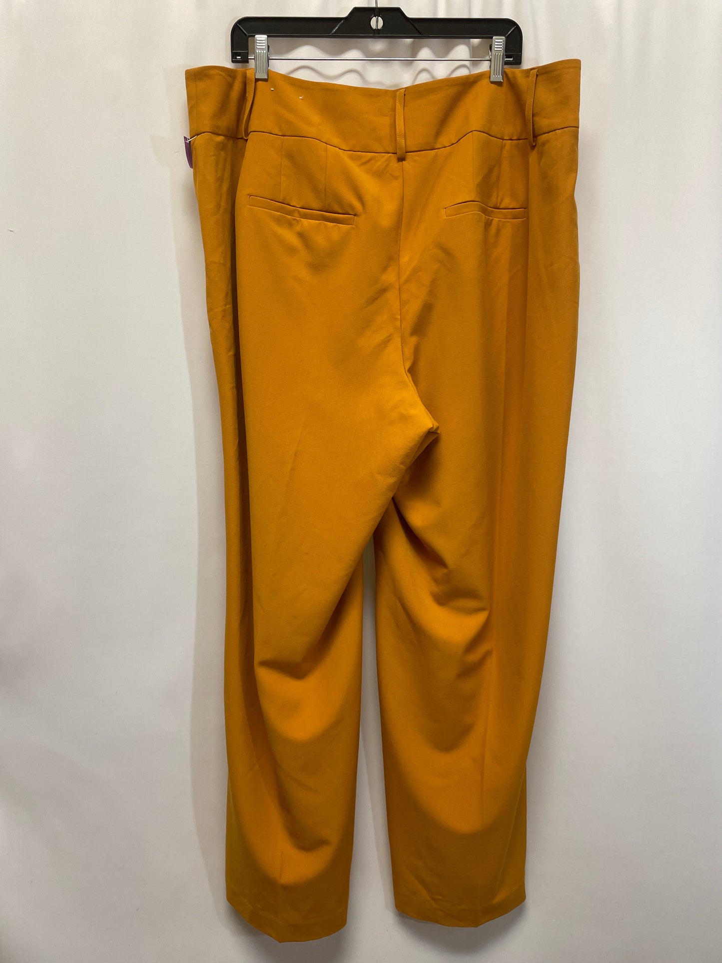 Yellow Pants Wide Leg Lane Bryant, Size 18