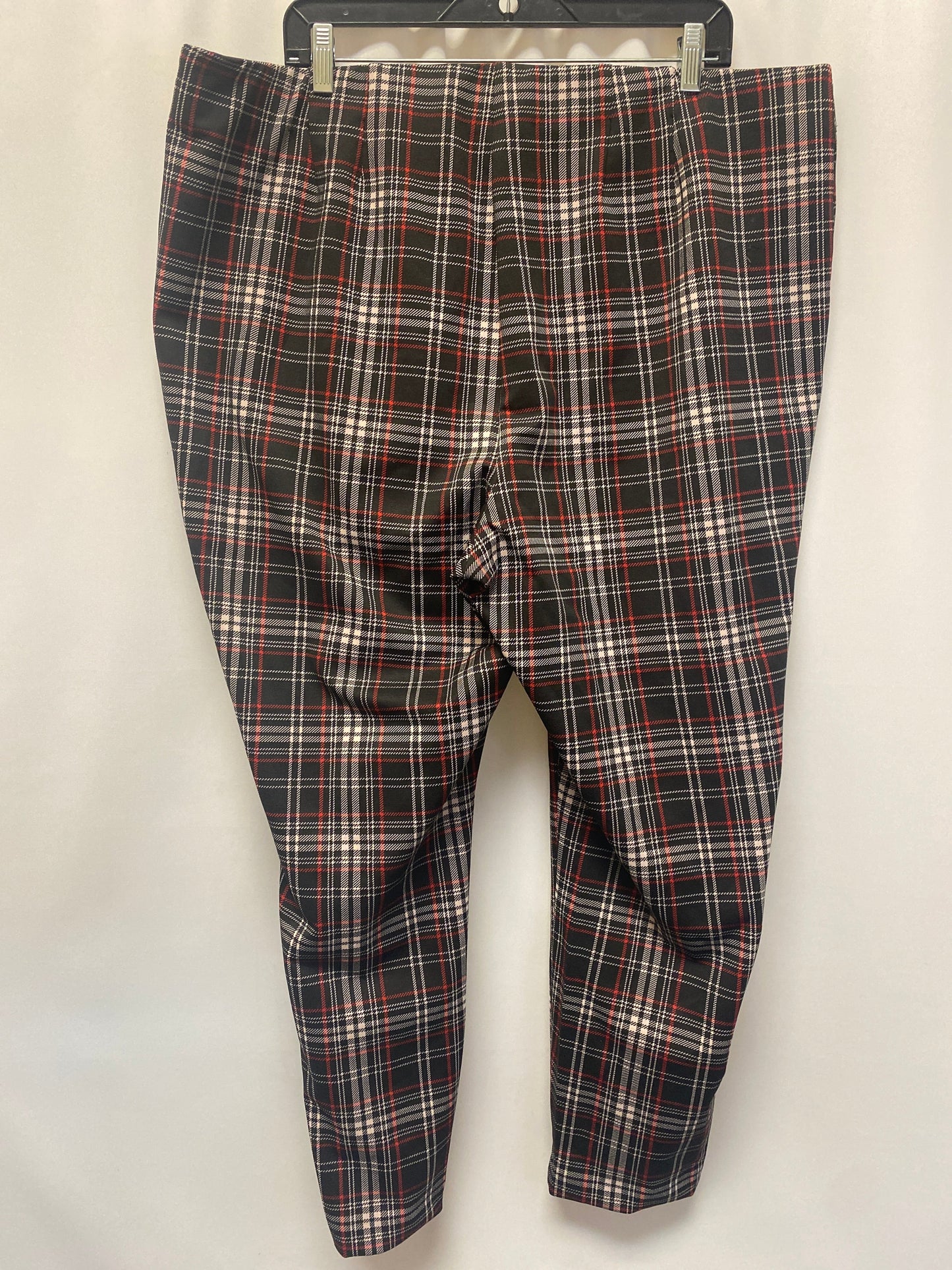 Black & Red Pants Dress Clothes Mentor, Size 3x