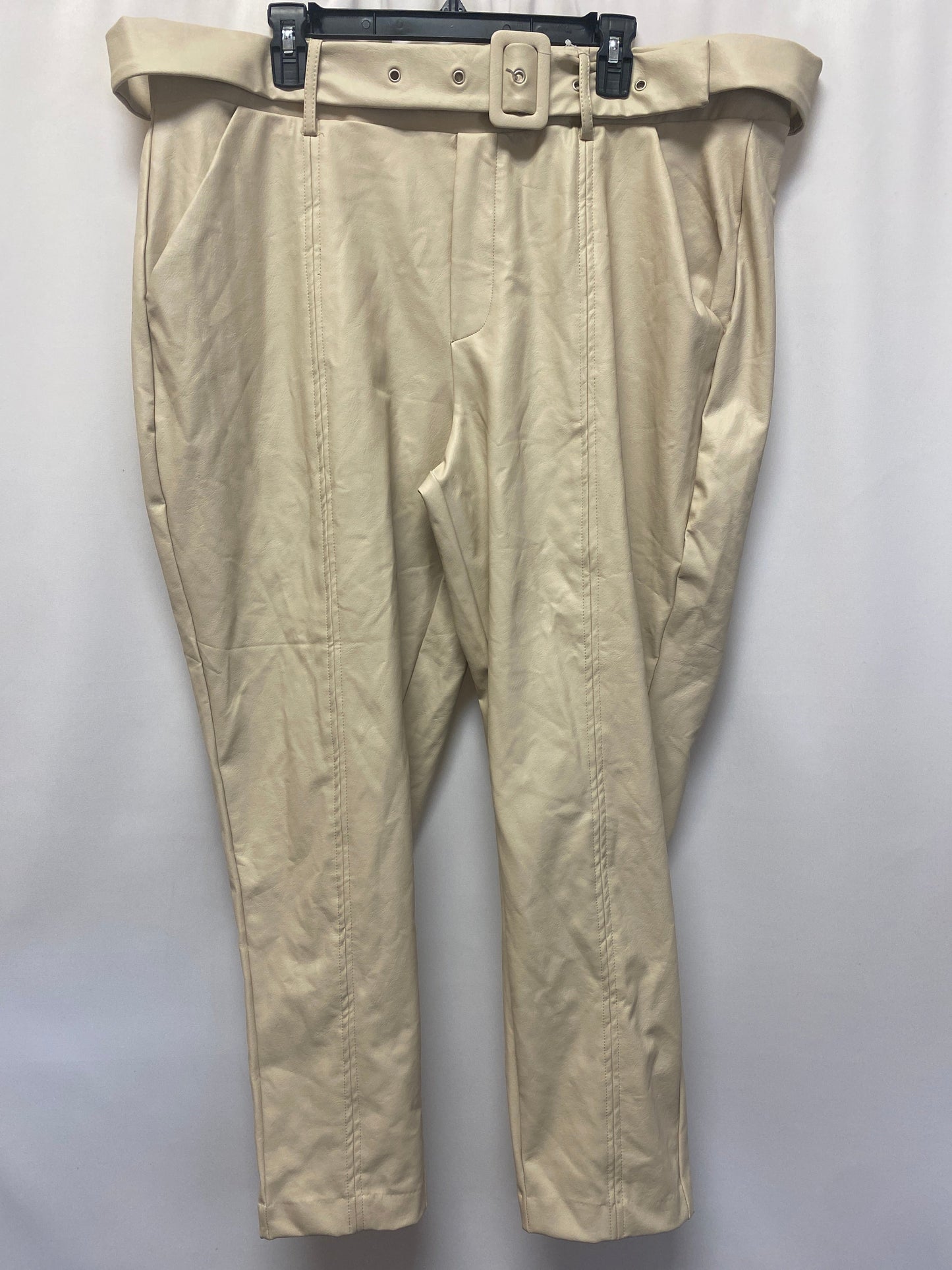 Beige Pants Dress Fashion Nova, Size 3x